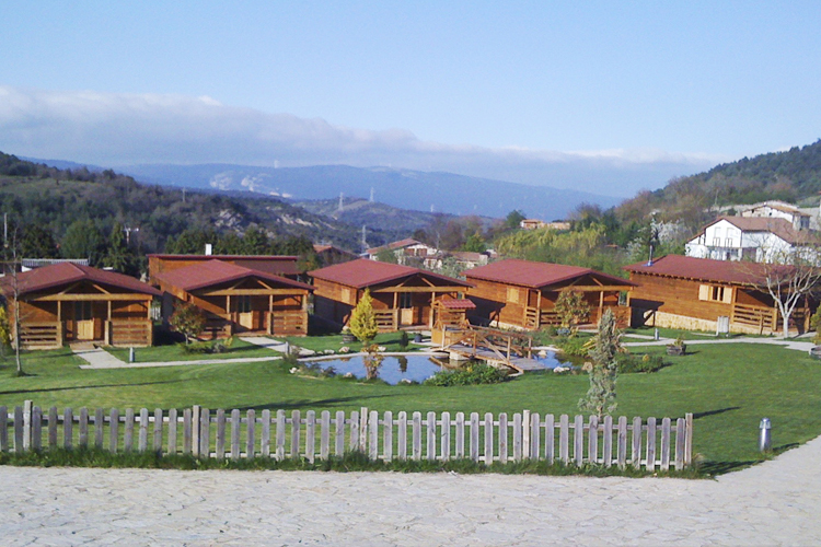 imagen de las cabañas de madera de Paúl